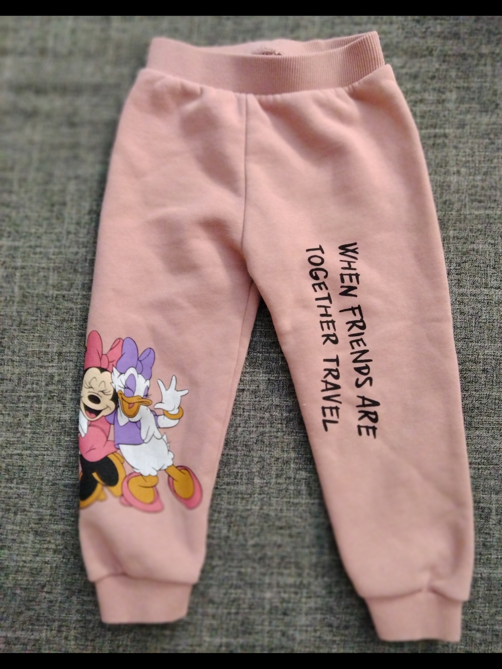 Zara Pink Minnie & Daisy Graphic Joggers